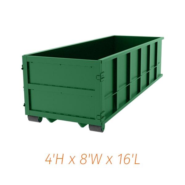 depending on availability, we can usually deliver a 15-yard dumpster within 24-48 hours